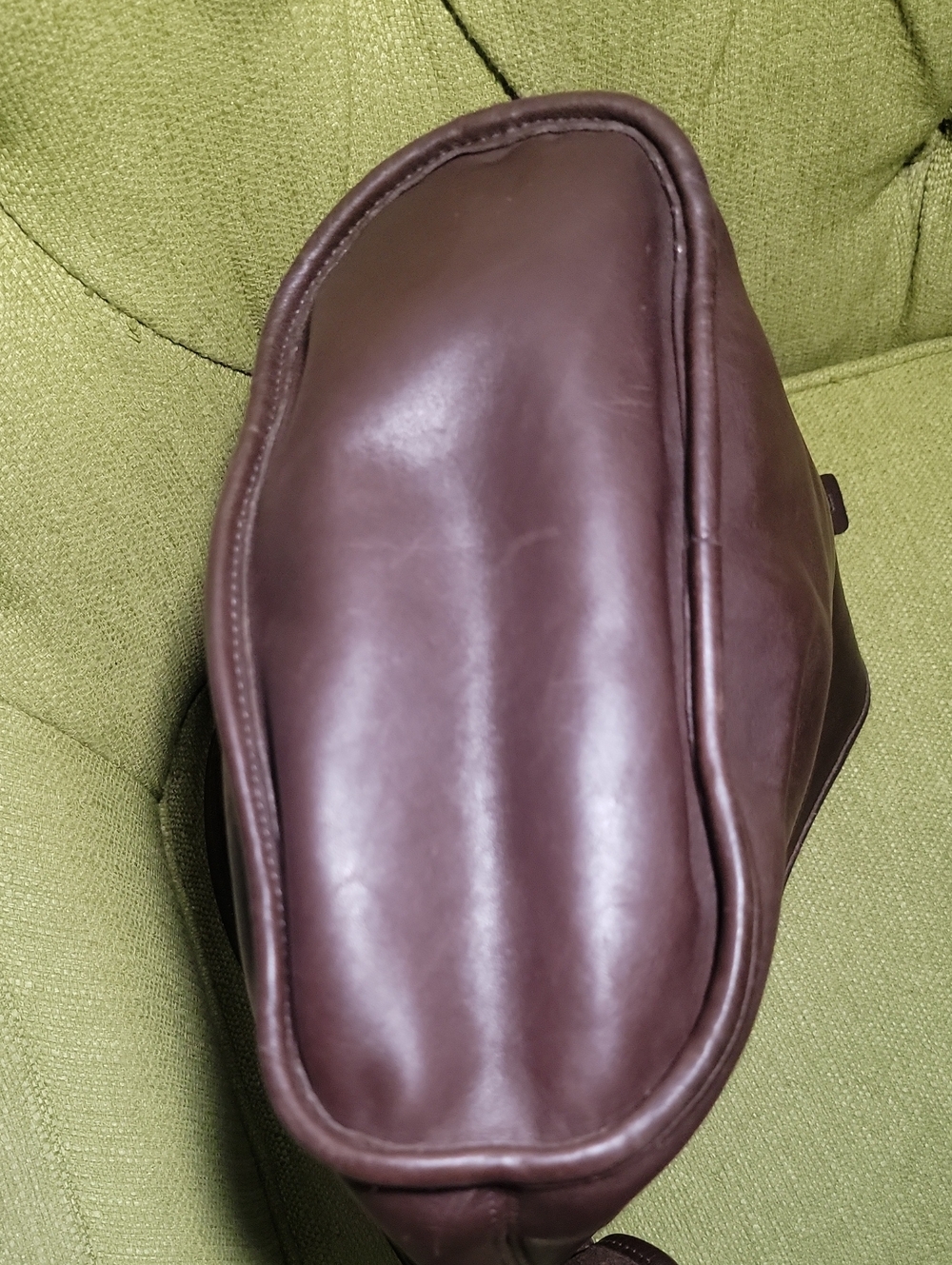 Vintage Coach Brown Leather Drawstring Bucket Bag - Picture 16 of 16
